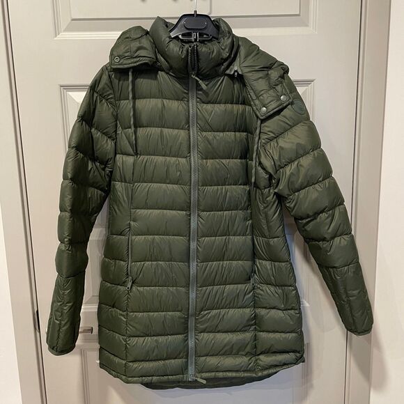 Lole Le Claudia 100% Real Down moss green jacket, size M - Picture 3 of 13